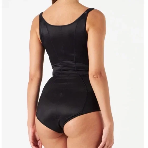 Maidenform Black Shapewear Ultra Firm Bodysuit, Medium - Picture 4 of 16